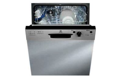 Indesit DPG15BI Semi Integrated Dishwasher - White